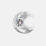 Moon with Gem - Various Gems