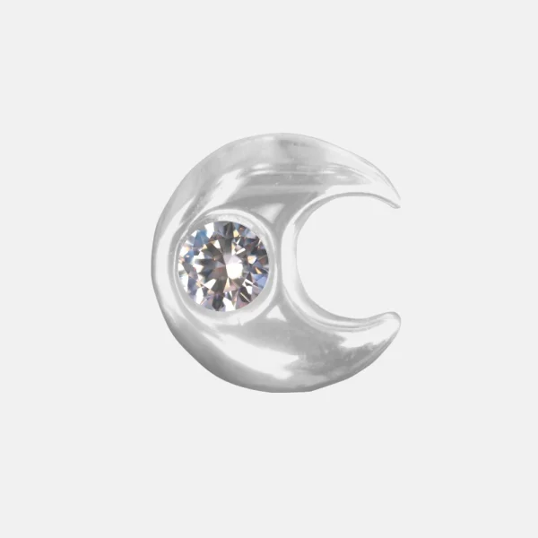 Moon with Gem - Various Gems