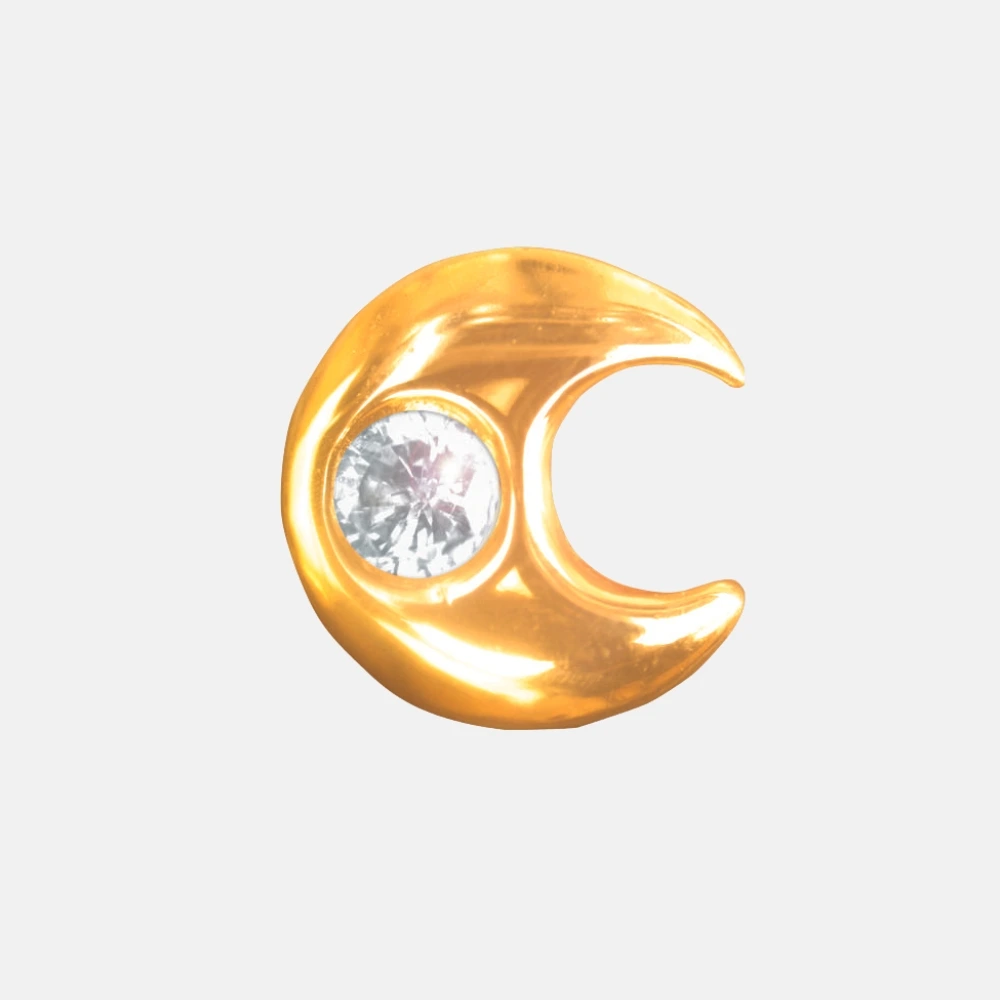 Moon with Gem - Various Gems