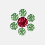 IZI Gemz Light Green Flower Power