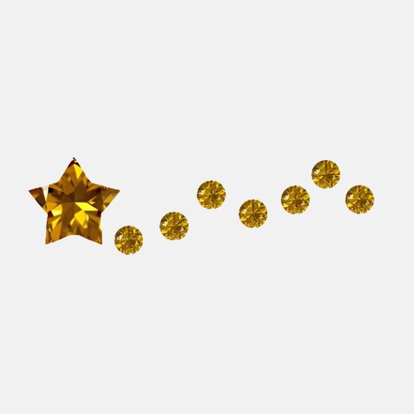 IZI Gemz Yellow Shooting Star