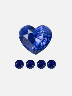 IZI Gemz Aurora Heart Blue